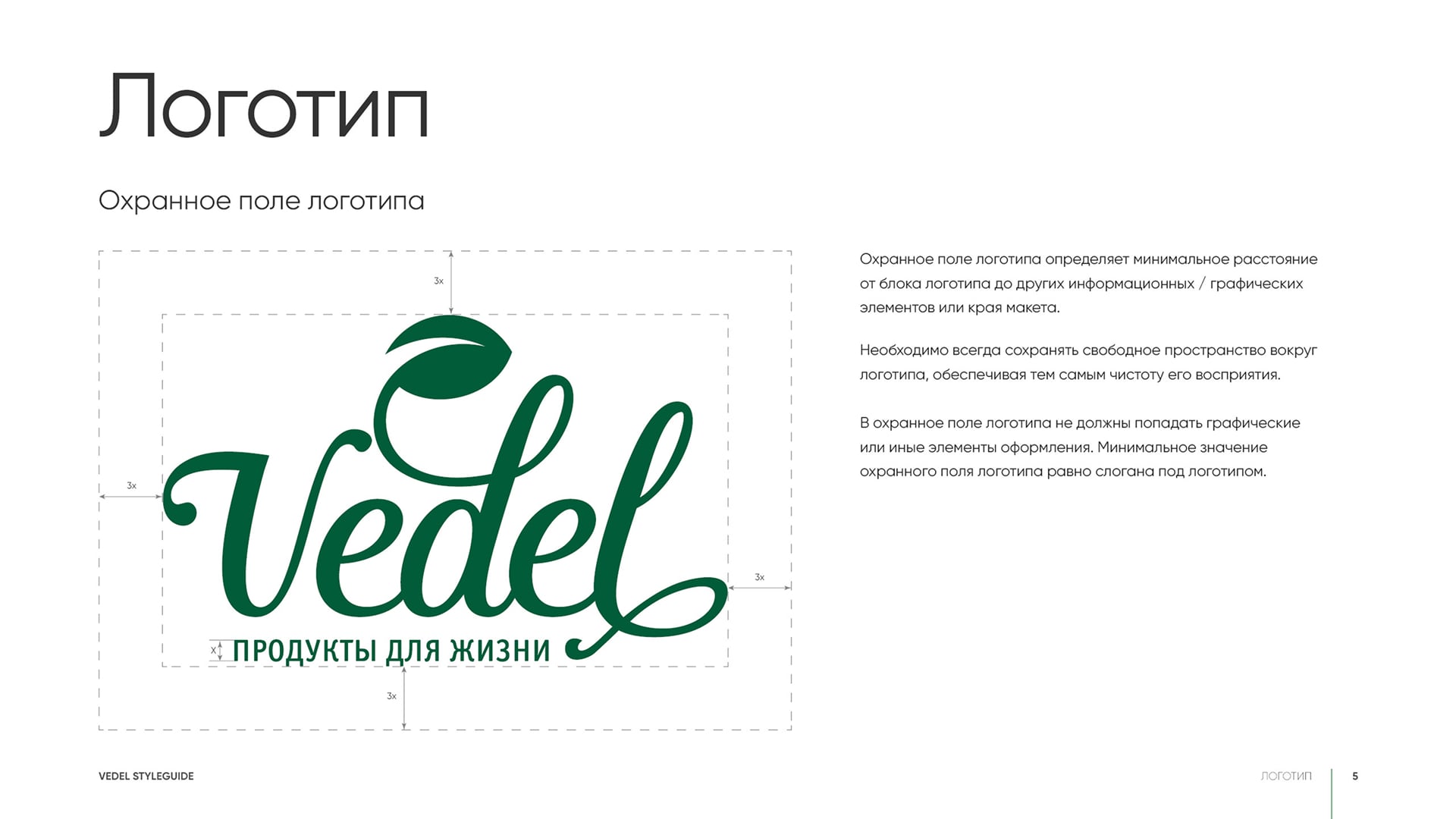 Фирменный стиль Vedel