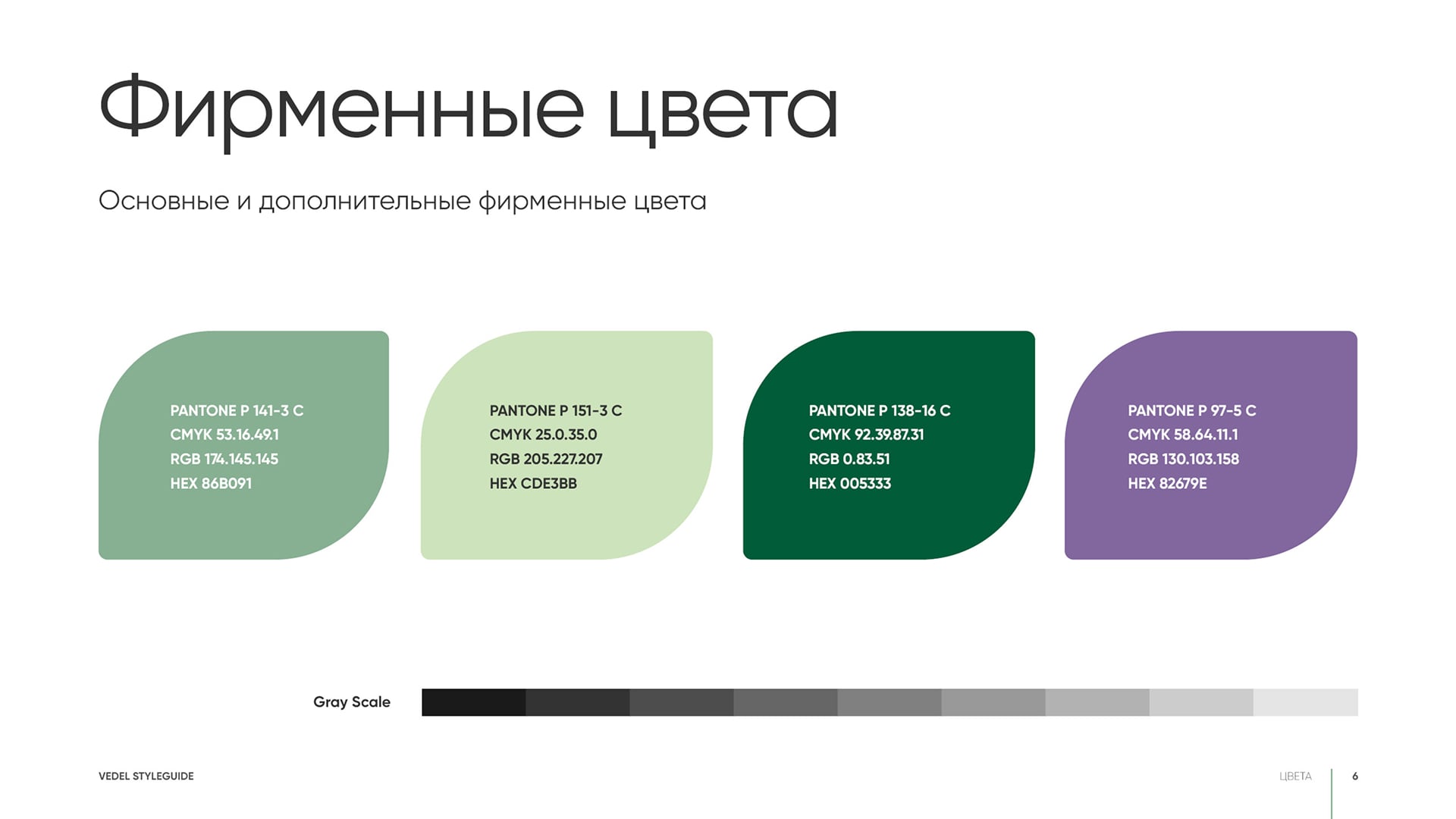 Фирменный стиль Vedel